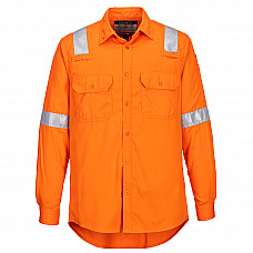 FR723 Orange FR Lightweight Anti-Static Shirt