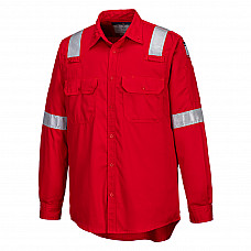 FR723 Red FR Lightweight Anti-Static Shirt