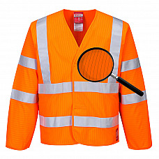 FR85 Orange Hi-Vis Anti Static Jacket - Flame Resistant