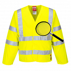 FR85 Yellow Hi-Vis Anti Static Jacket - Flame Resistant