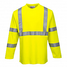 FR96 Yellow FR Hi-Vis Long Sleeve T-Shirt