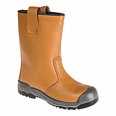 FW13 Tan Steelite Rigger Boot S1P CI (With scuff cap)