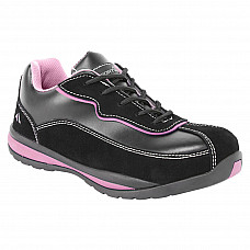 FW39 Black/Pink Steelite Women's Safety Trainer S1P HRO