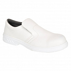 FW58 White Occupational Slip On Shoe O2 FO SR