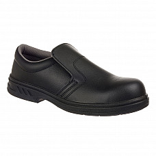 FW81 Black Steelite Slip On Safety Shoe S2 FO SR