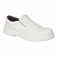 FW81 White Steelite Slip On Safety Shoe S2 FO SR