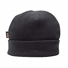 HA10 Black Insulated Fleece Beanie