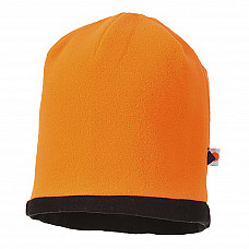 HA14 Orange/Black Reversible Hi-Vis Beanie Hat