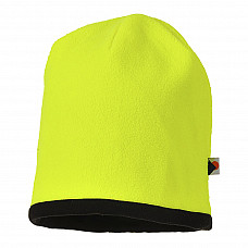 HA14 Yellow/Black Reversible Hi-Vis Beanie Hat