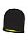 HA14 Yellow/Black Reversible Hi-Vis Beanie Hat