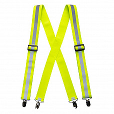 HV56 Yellow Hi-Vis Trousers Braces