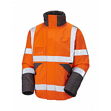 BICKINGTON ISO 20471 Cl 3 Superior Bomber Jacket HV ORANGE