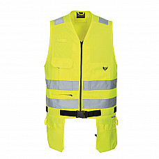 KS63 Yellow Hi-Vis Tool Vest