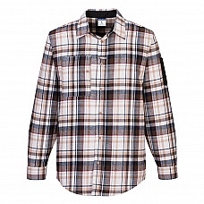 KX370 Brown Check KX3 Check Work Shirt