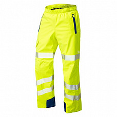 LUNDY ISO 20471 Cl 2 High Performance Waterproof Overtrouser HV YELLOW