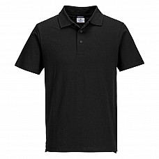 L210 Black Lightweight Jersey Polo Shirt (48 in a box)