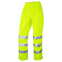 HANNAFORD ISO 20471 Cl 2 Breathable Women's Overtrouser HV YELLOW