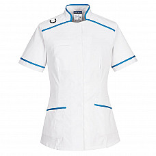 LW21 White/Aqua Medical Tunic