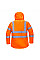 LW70 Orange Hi-Vis Women's Breathable Rain Jacket