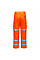 LW71 Orange Hi-Vis Women's Three Band Work Trousers