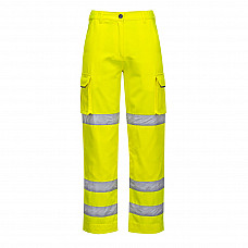 LW71 Yellow Hi-Vis Women's Three Band Work Trousers