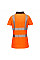 LW72 Orange/Black Hi-Vis Women's Cotton Comfort Pro Polo Shirt S/S