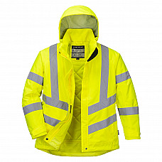 LW74 Yellow Hi-Vis Women's Winter Jacket