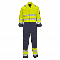 MV28 Yellow/Navy Hi-Vis Modaflame Coverall