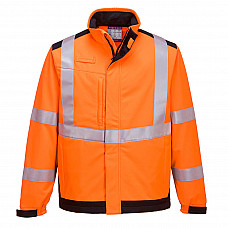 MV72 Orange/Navy Modaflame Multi Norm Arc Softshell Jacket