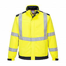 MV72 Yellow/Navy Modaflame Multi Norm Arc Softshell Jacket