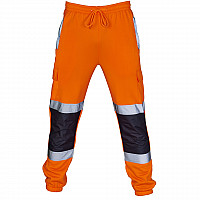 Hi Vis 2 Tone Jogging Bottoms