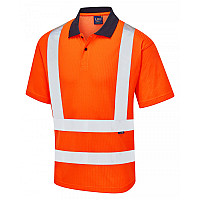 CROYDE ISO 20471 Cl 2 Comfort Polo Shirt HV ORANGE