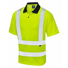 CROYDE ISO 20471 Cl 2 Comfort Polo Shirt HV YELLOW