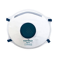 P203 White FFP2 Valved Dolomite Respirator (Pk10)