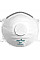 P304 White FFP3 Valved Dolomite Light Cup Respirator (Pk10)