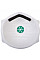 P304 White FFP3 Valved Dolomite Light Cup Respirator (Pk10)