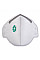 P351 White FFP3 Valved Dolomite Fold Flat Respirator (Pk20)