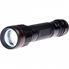 PA75 Black USB Rechargeable Torch