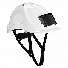 PB55 White Endurance Badge Holder Helmet