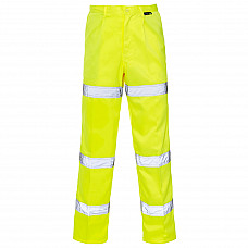 Hi Vis 3 Band Polycotton Trousers