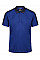 New Royal / Navy Contrast Quick Wicking Polo Shirt