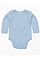 Dusty Blue Baby Long Sleeve Bodysuit