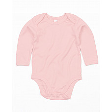 Powder Pink Baby Long Sleeve Bodysuit