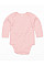 Powder Pink Baby Long Sleeve Bodysuit