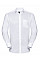 White Men's Long Sleeve Tailored Coolmax® Shirt