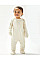 White Baby Sleepsuit with Scratch Mitts