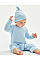 White Baby One Knot Hat