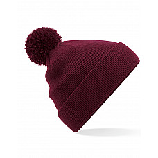 Burgundy Original Pom Pom Beanie