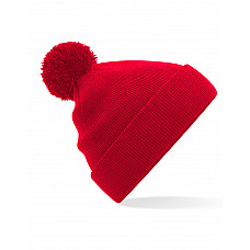 Classic Red Original Pom Pom Beanie