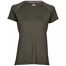 Deep Green Ladies' CoolDry Tee